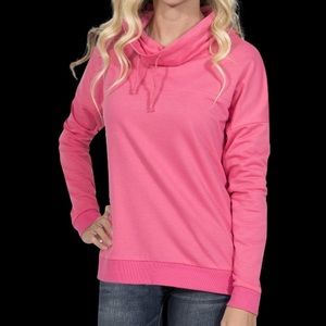 simply southern cowl neck hoodie